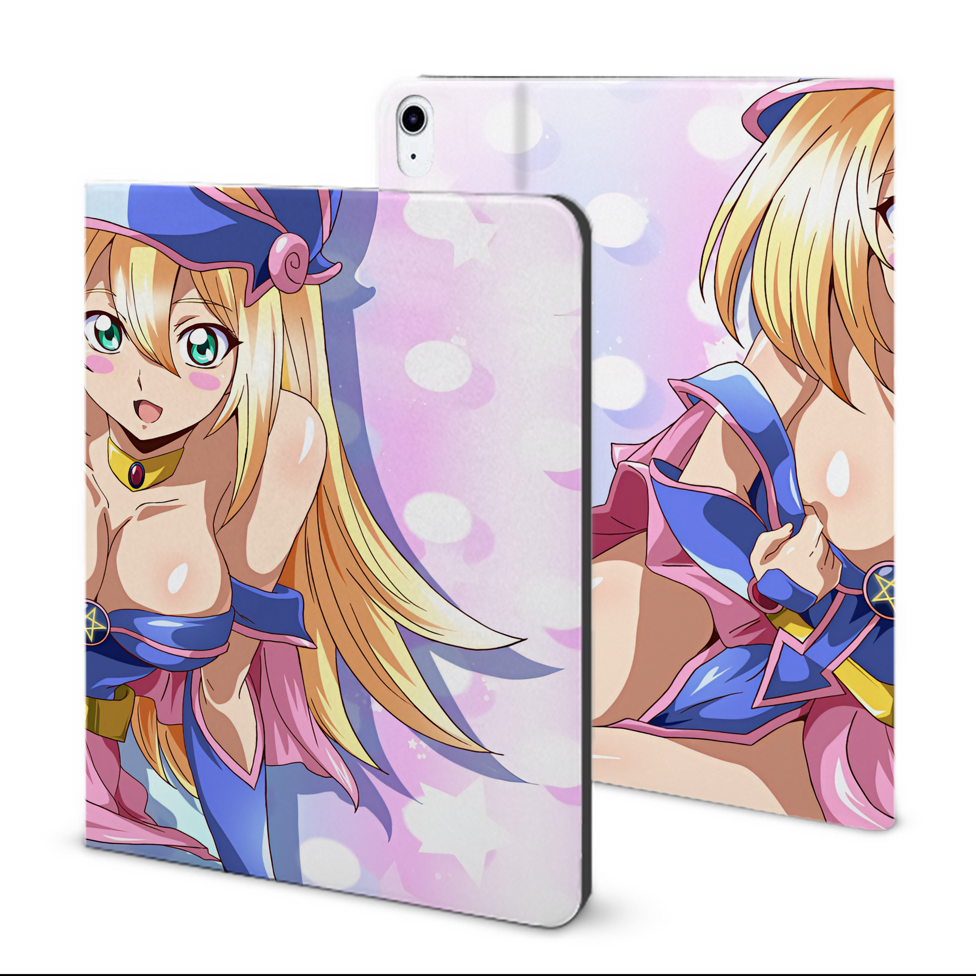 （画像用） 遊☆戯☆王 Yu-Gi-Oh! IPad ケース ブック型 PUレザー TPU 耐衝撃 軽量 薄型 ペン収納なし 全面保護 IPad 各モデル対応
